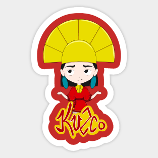 emperor’s new groove kuzco Sticker